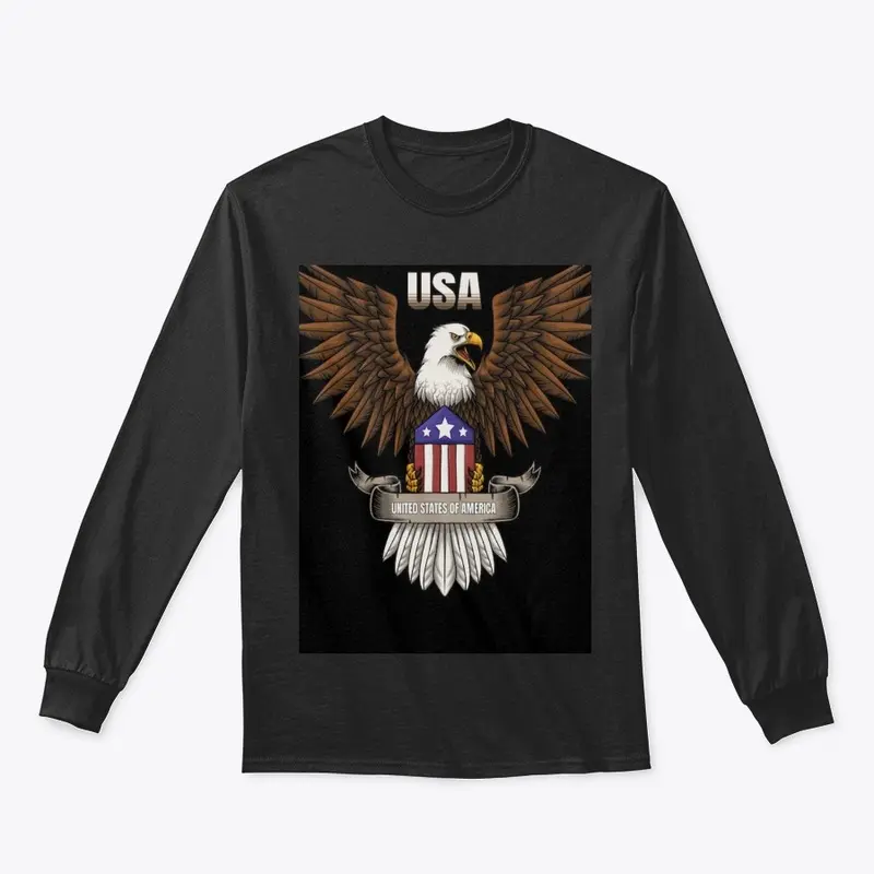 America usa  flag design tshirt 